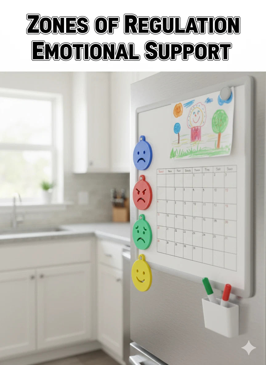 Zones of Regulation Magnetic 4 Emotional Regulation Tool